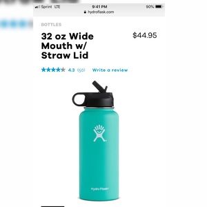 Hydro Flask - Wide Mouth w/ Straw Lid